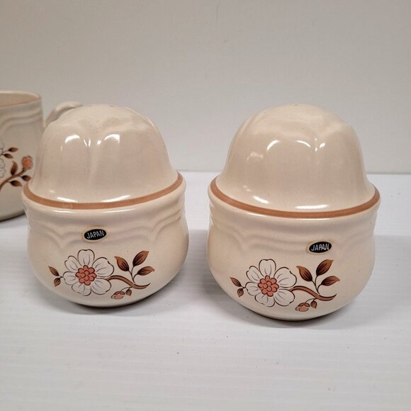 The Covington Edition Idlewild S & P Creamer Covered Stoneware Sugar Dish Japan - Picture 5 of 9